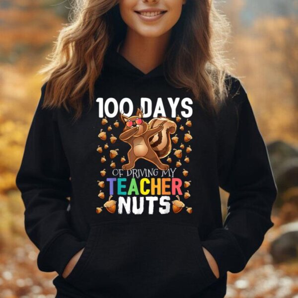 100 Days of Driving My Teacher Nuts Dabbing Squirrel School Unisex Hoodie