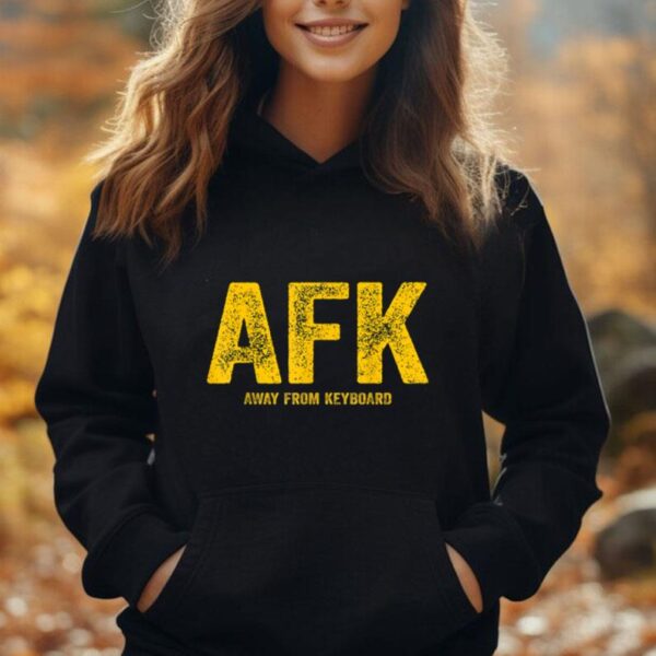 AFK Away From Keyboard Player Funny Gaming Joke Video Gamer Unisex Hoodie