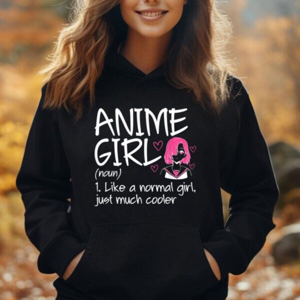 Anime Girl Definition Anime Lovers Merch Unisex Hoodie