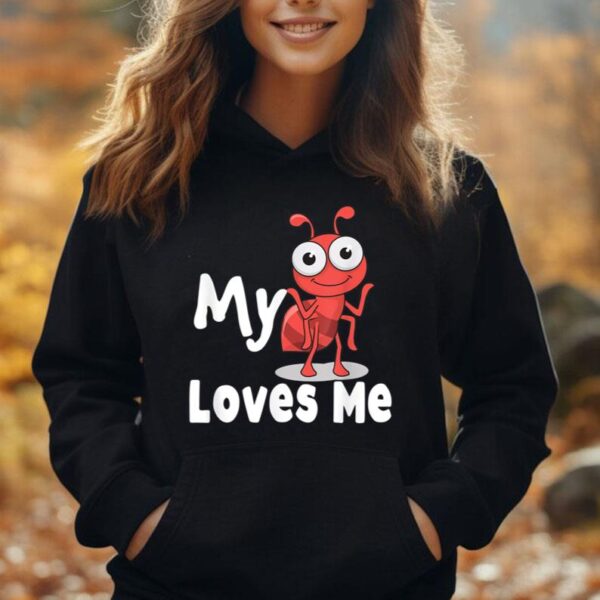 Ant Lovers_My Aunt Loves me Family Gifts for Nephew & Niece Unisex Hoodie