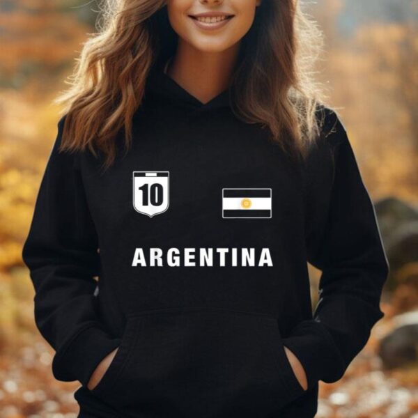 Argentina Soccer Team Jersey Blue Argentina Apparel Design Unisex Hoodie