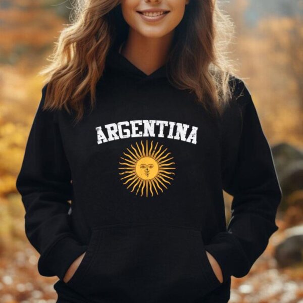 Argentina Sun Flag Soccer Fan Men Women Kids Boys Unisex Hoodie