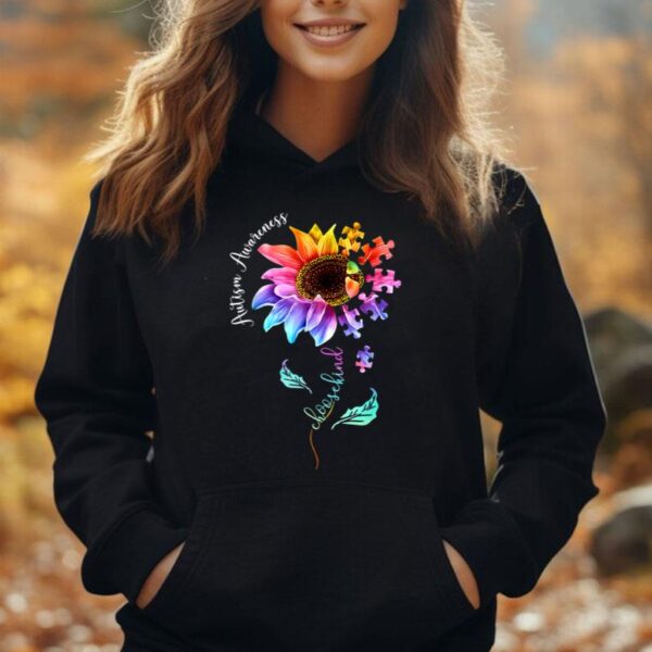 Autism Awareness Women Kids Mom Choose Kind Autism Gift Unisex Hoodie