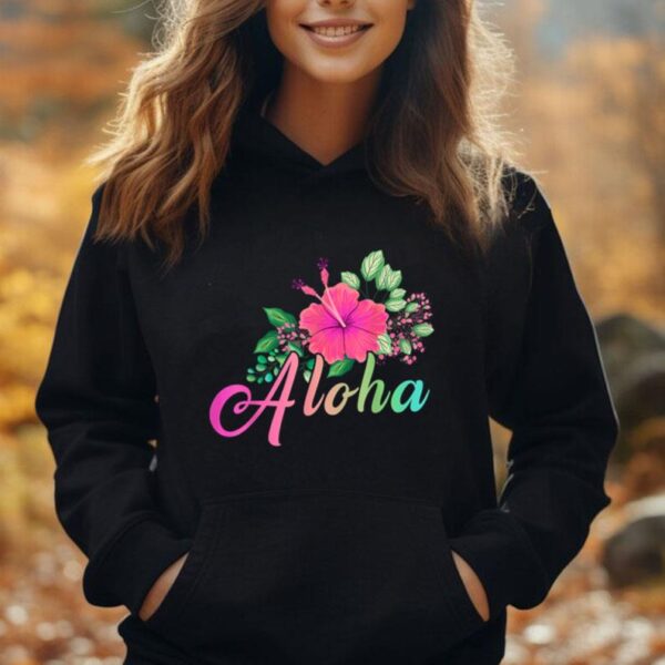 Awesome Aloha Hawaii Shirt Hibiscus Flower Women Men Gift Unisex Hoodie