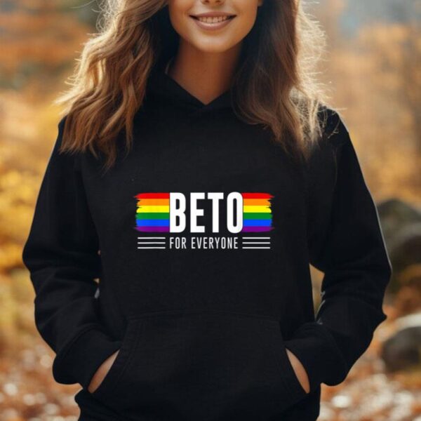 BETO For Everyone Pride Flag Beto For Texas Unisex Hoodie