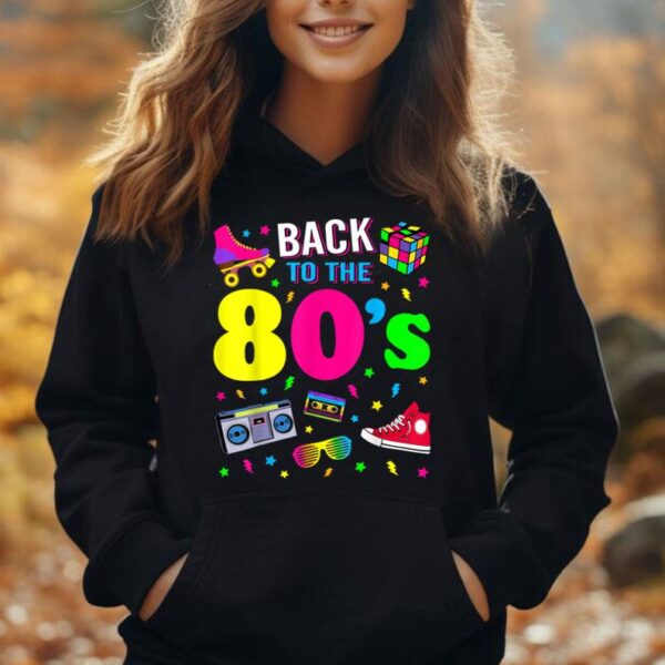 Back To 80's 1980s Vintage Retro Eighties Costume Party Gift Unisex Hoodie