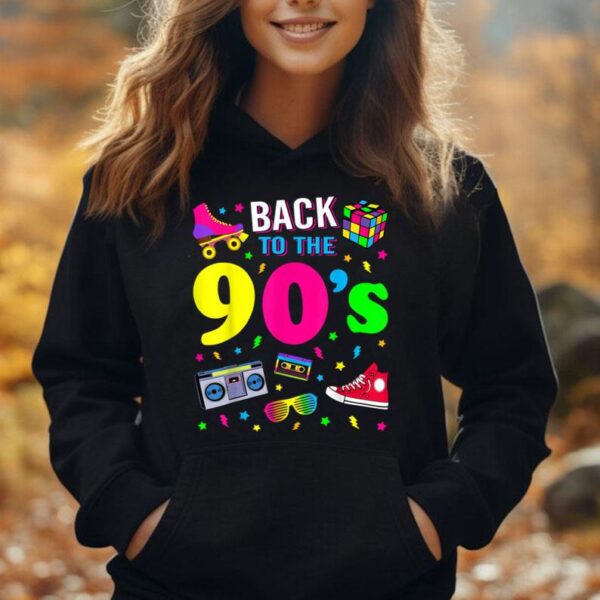 Back To 90's 1990s Vintage Retro Nineties Costume Party Gift Unisex Hoodie