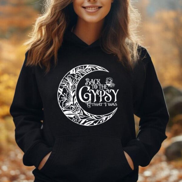 Back To The Gypsy That I Was Hippie Funny Classic Unisex Hoodie