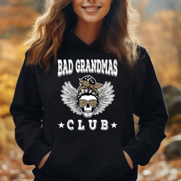 Bad grandmas club retro skull mom life