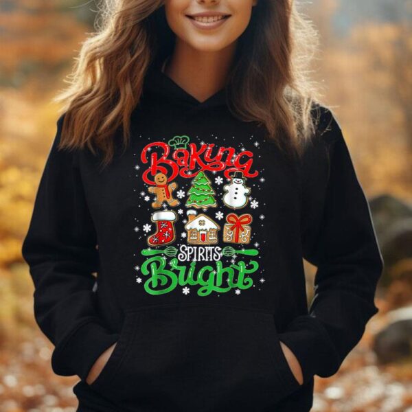 Baking Spirit Bright Donut Christmas Tree Xmas Cookie Kids Unisex Hoodie