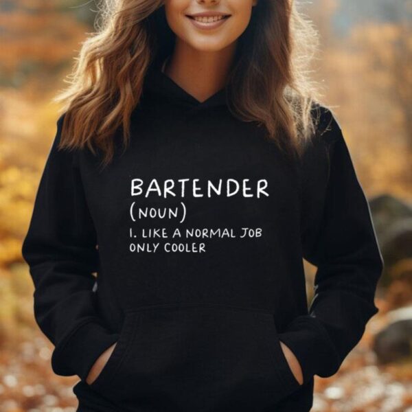 Bartender Definition Funny Bar Pub Unisex Hoodie