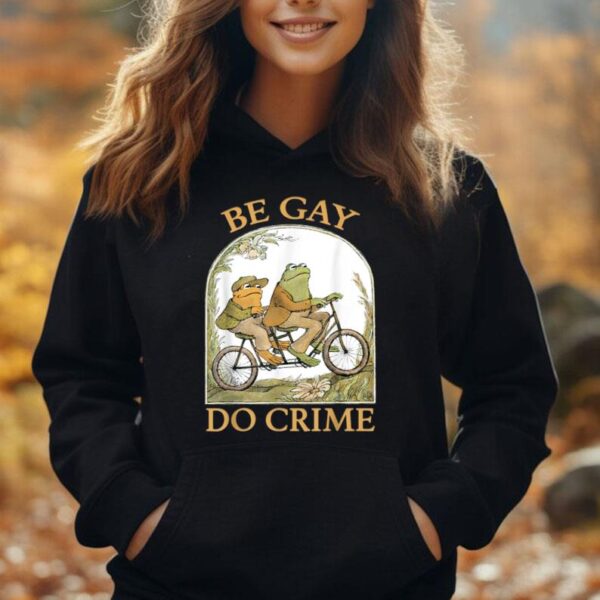 Be Gay Do Crime Frog and The Toad for LGBTQ Pride Unisex Hoodie