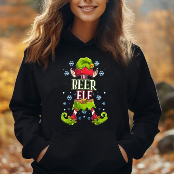 Beer Elf Matching Family Group Christmas Party Unisex Hoodie