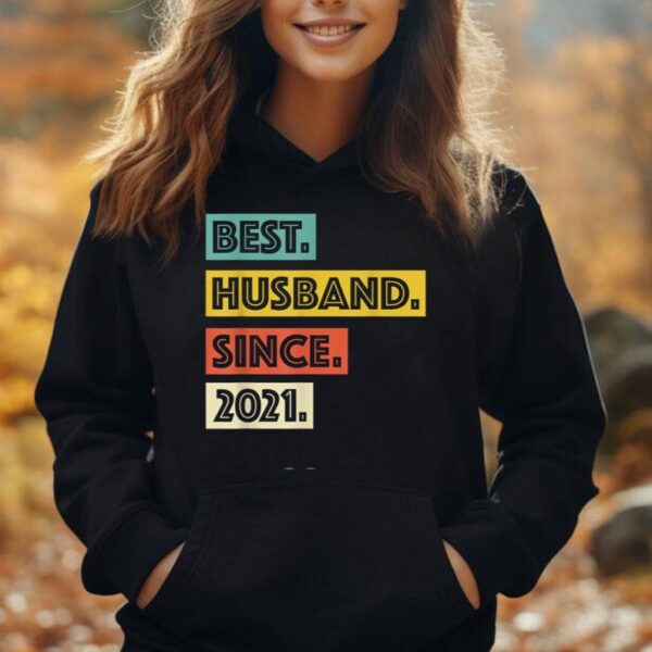 Best Husband Since 2021 Wedding Anniversary tee for him Unisex Hoodie