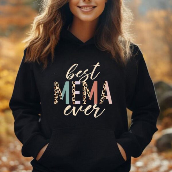 Best Mema Ever Gifts Leopard Print Mothers Day Unisex Hoodie