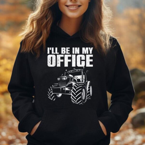 Best Tractor For Men Women Farming Agriculture Farmer Office Unisex Hoodie