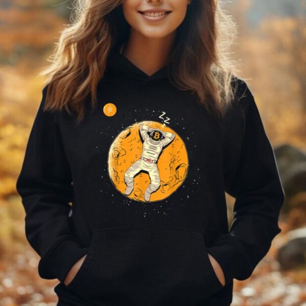 Bitcoin Moon Sound Money 21 Million Stack Sats Bitcoiner BTC Unisex Hoodie