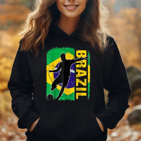 Brazilian Soccer Team Brazil Flag Jersey Football Fans Unisex Hoodie