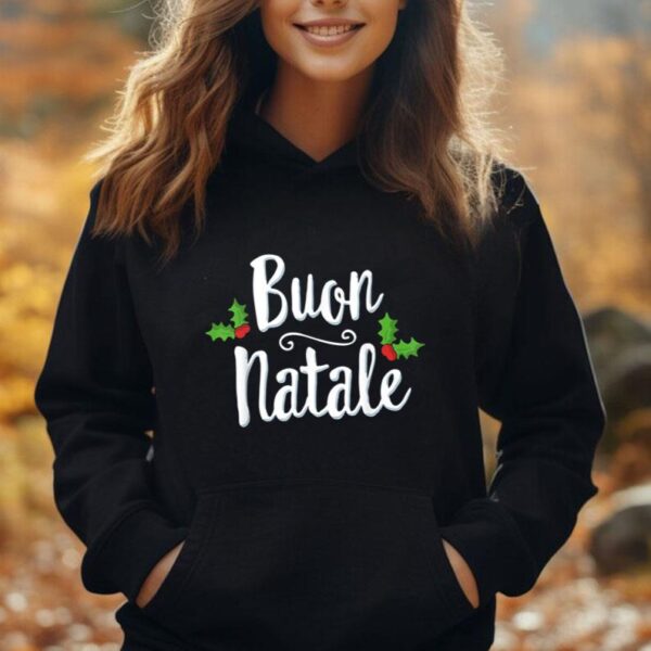 Buon Natale Italy Pride Xmas Holiday Italian Christmas Unisex Hoodie