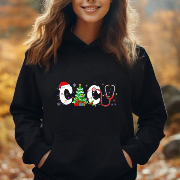 CICU Christmas Cardiac Intensive Care Unit Nurse Christmas Unisex Hoodie