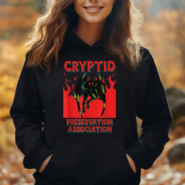 CRYPTID PRESERVATION ASSOCIATION MOTHMAN Cryptozoology Unisex Hoodie