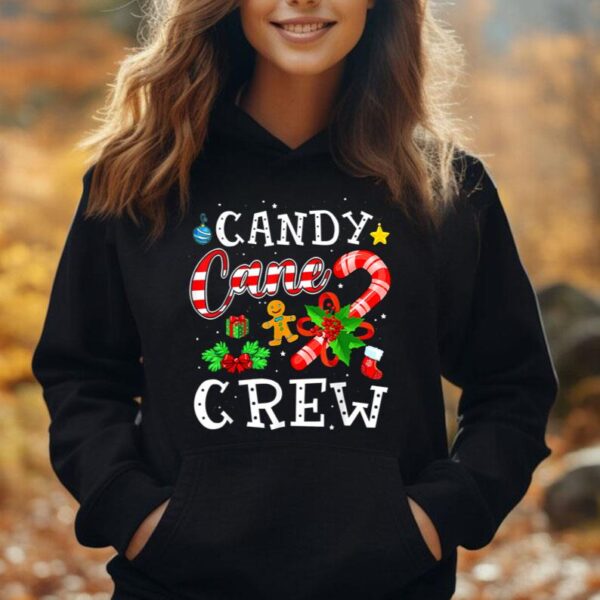 Candy Cane Crew Funny Christmas Candy Lover Xmas Holiday Unisex Hoodie