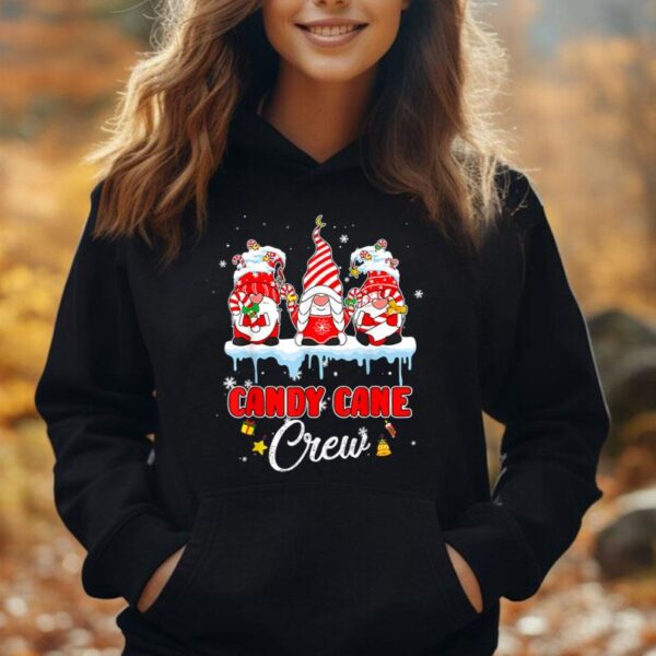 Candy Cane Crew Gnome Christmas Merry Xmas Unisex Hoodie