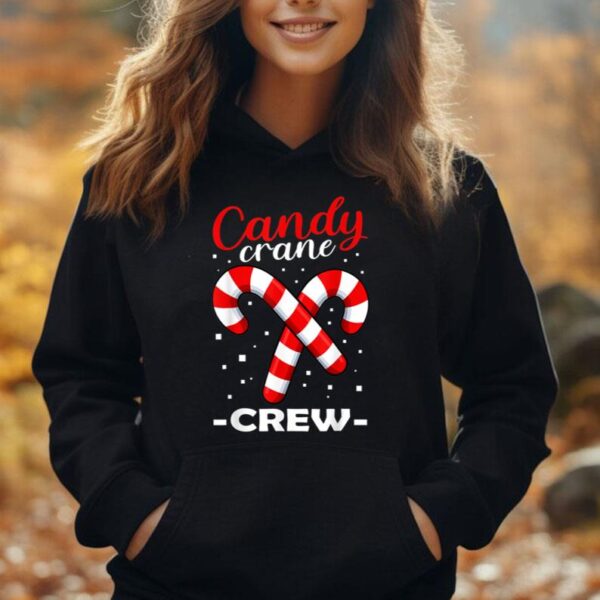 Candy Cane Crew Matching Christmas Pajama Cool X-mas Pj Unisex Hoodie