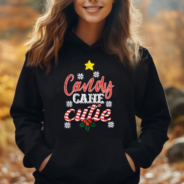 Candy Cane Cutie Christmas Xmas Women Girls Kids Toddler Unisex Hoodie