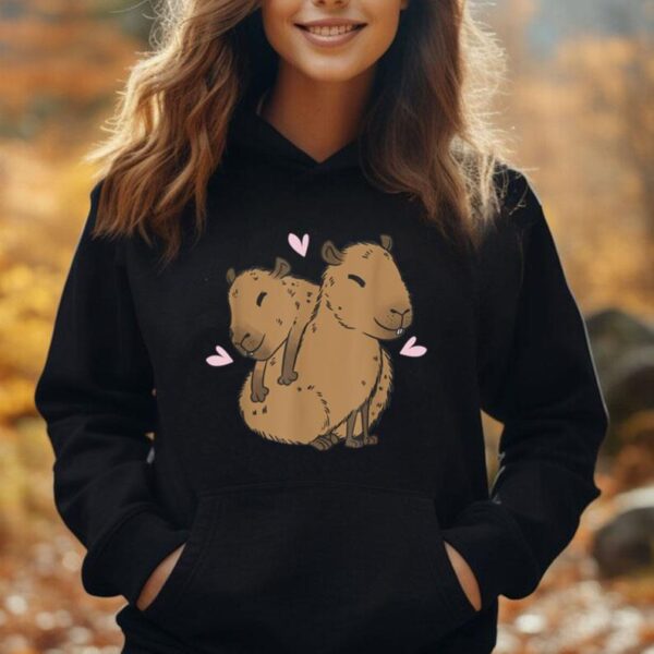 Capybara Family Rodent Animal Lover Unisex Hoodie