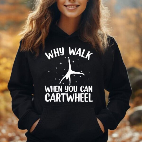 Cartwheel Art For Women Girls Gymnast Gymnastics Tumbling Unisex Hoodie