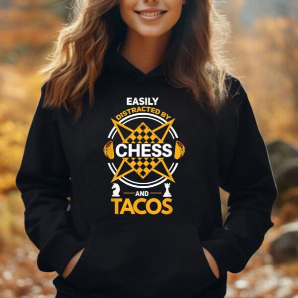 Chess Shirt Funny Taco Lover Chess Lover Chess Player Unisex Hoodie