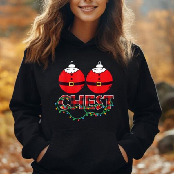 Chest Nuts Christmas Matching Christmas Couples Chestnuts Unisex Hoodie