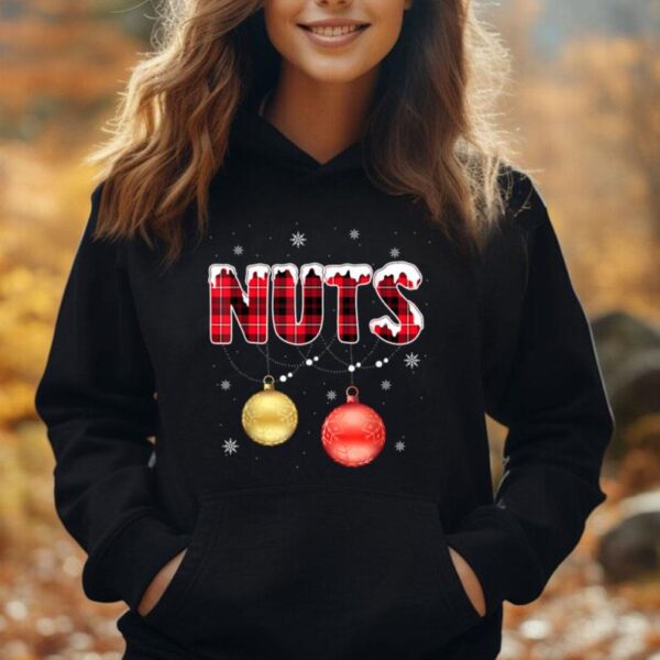 Chest Nuts Funny Matching Chestnuts Christmas Couples Nuts Unisex Hoodie