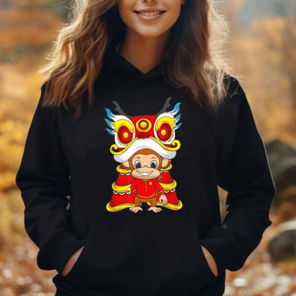 Chinese New Year Of The Monkey 2028 Lunar Zodiac Sign Kids Unisex Hoodie