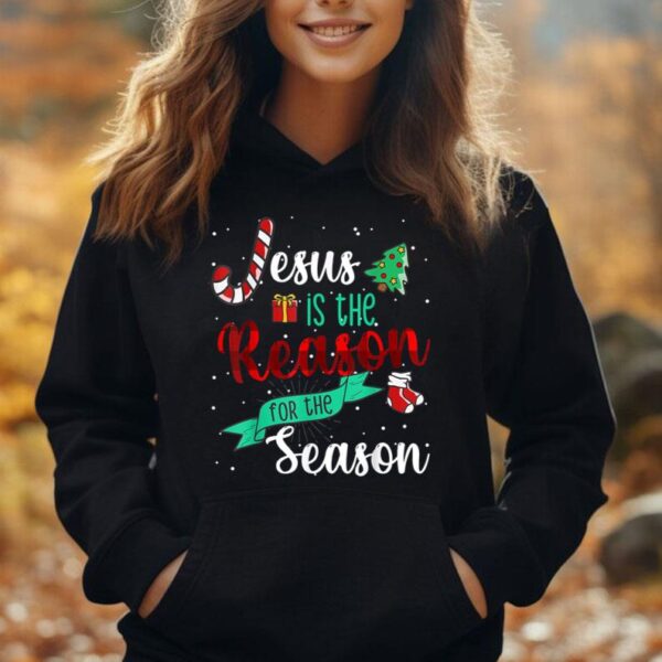 Christ Jesus Is The Reason For The Season T Sign Christmas Unisex Hoodie