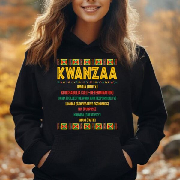 Christmas African American Happy Kwanzaa Unisex Hoodie