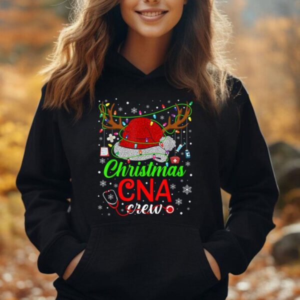 Christmas CNA Nurse Crew Santa Nurse Life Funny Xmas Pajama Unisex Hoodie