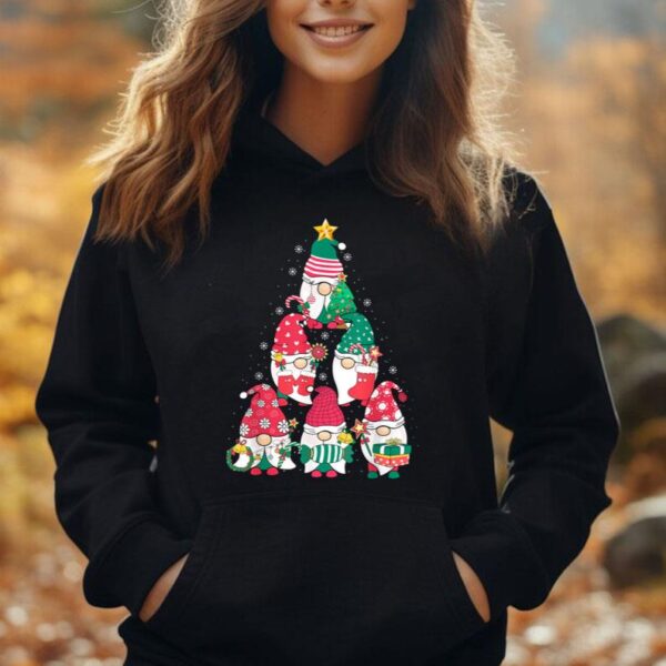 Christmas Gnome Shirt Christmas Family Pajamas Gnome Tree Unisex Hoodie