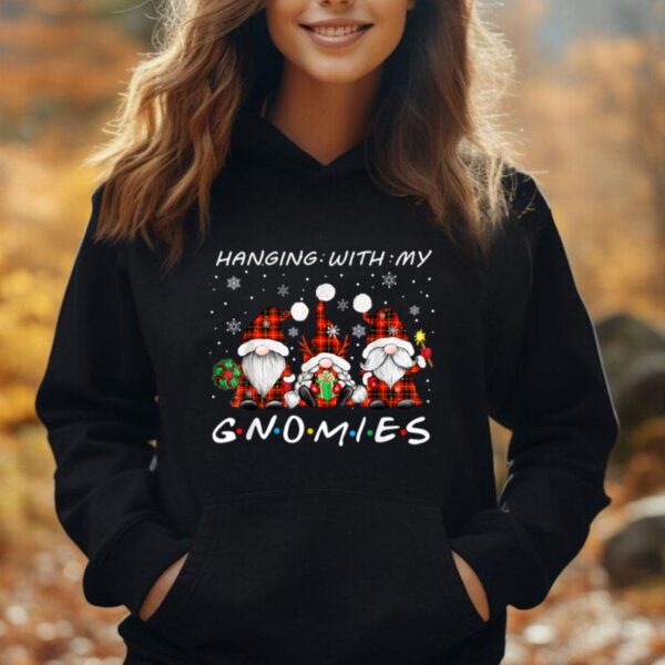 Christmas Hanging With My Gnomies Family Matching Pjs Gnome Unisex Hoodie