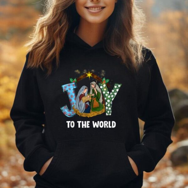 Christmas Joy To The World Baby Jesus Religious Christian Unisex Hoodie