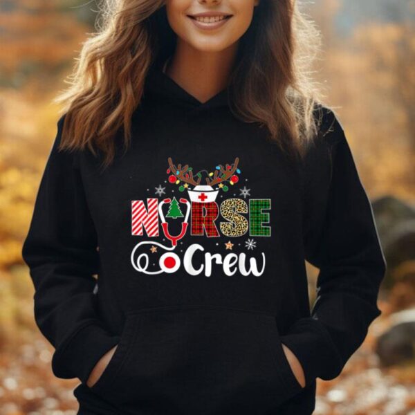 Christmas Nurse Crew Xmas For Women Scrub Tops Unisex Hoodie