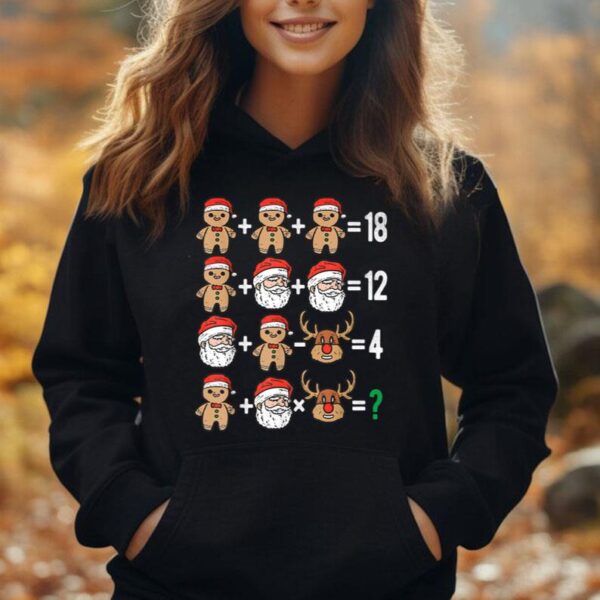 Christmas Order of Operations Math christmas Teacher Santa Unisex Hoodie