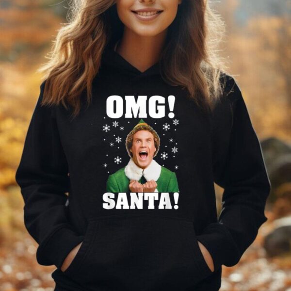 Christmas Pajama Funny Oh My God! Santa Unisex Hoodie