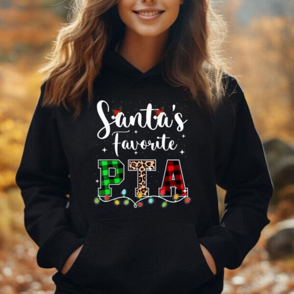 Christmas Physical Therapist Assistant Santa's Favorite PTA Unisex Hoodie