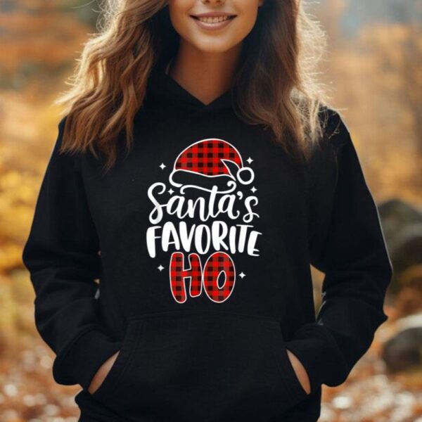 Christmas Santa's Favorite Ho Xmas Pajama Funny Naughty Unisex Hoodie