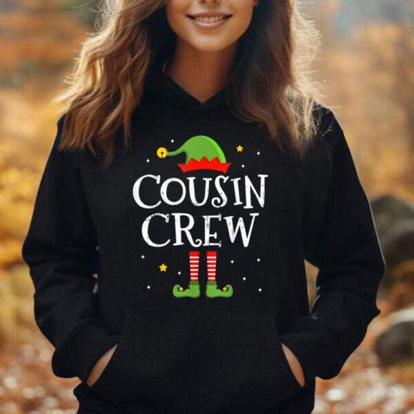 Christmas cousin crew with elf costume for family xmas Unisex Hoodie