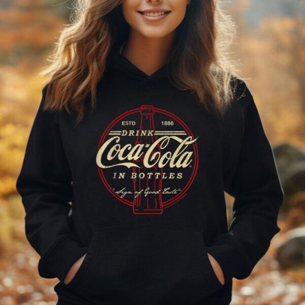 Coca-Cola Drink In Bottles Vintage Logo Unisex Hoodie