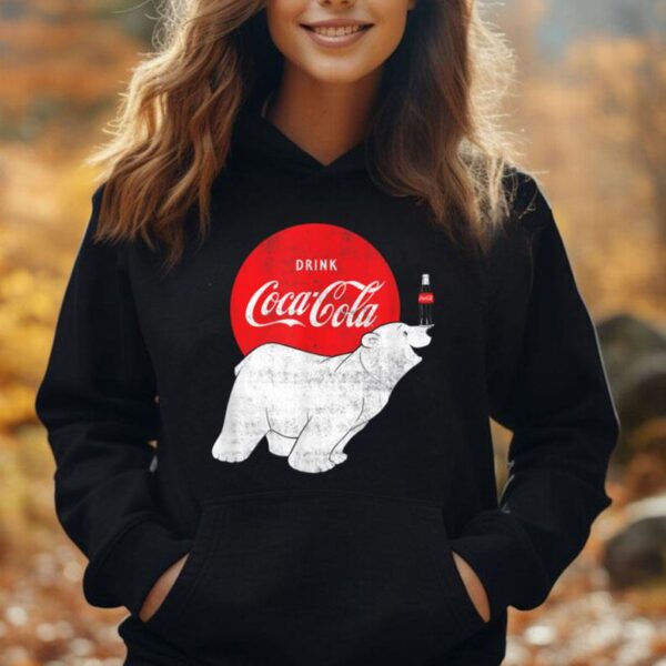 Coca-Cola Polar Bear Bottle Balance Unisex Hoodie