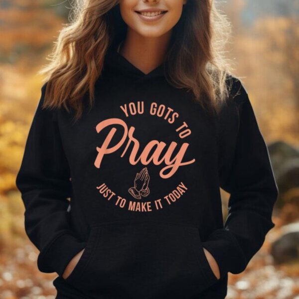 Concrete And Luxury Gots To Pray Crimson Bliss Unisex Hoodie